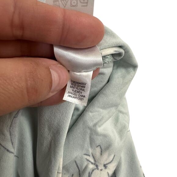 Girls Mint Green Ruffle Jumpsuit Size M Flowy Floral Boho Spring Outfit - Picture 9 of 13